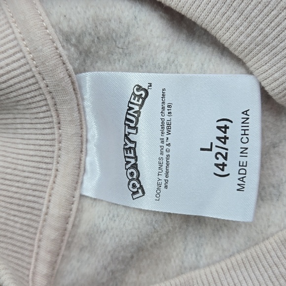 Looney Tunes Women's Bang Wham Pow Sweatshirt, Size Large - Picture 4 of 8